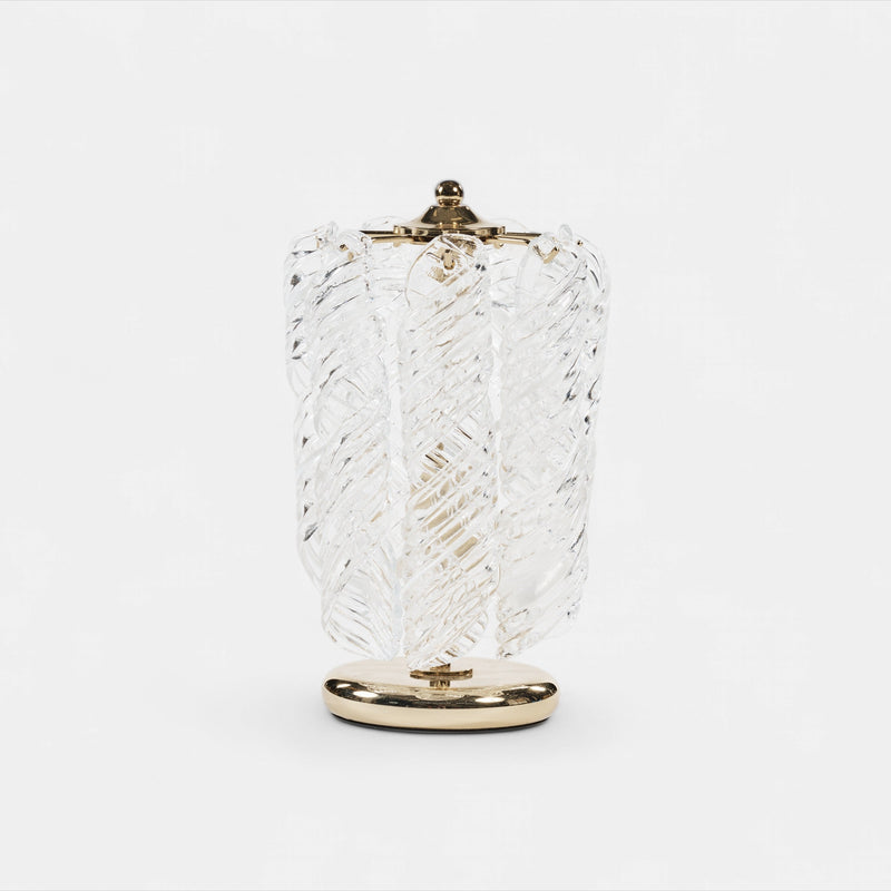 Spiral Glass Lamp