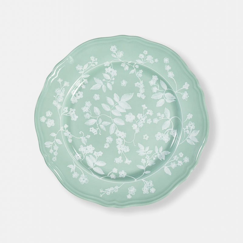 Floral Dinner Plate Sage