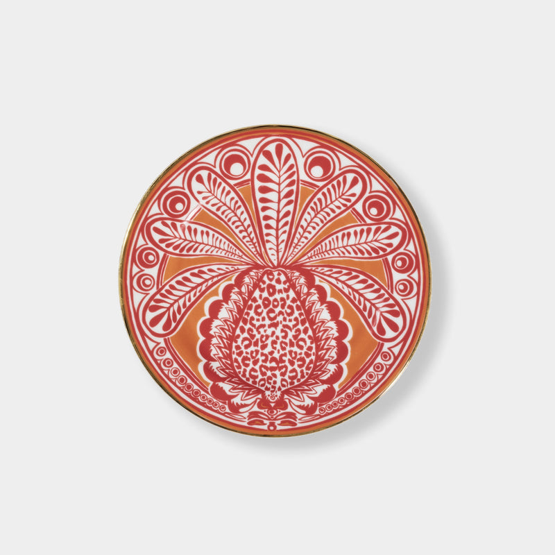 Orange Big Pineapple - Dessert Plate