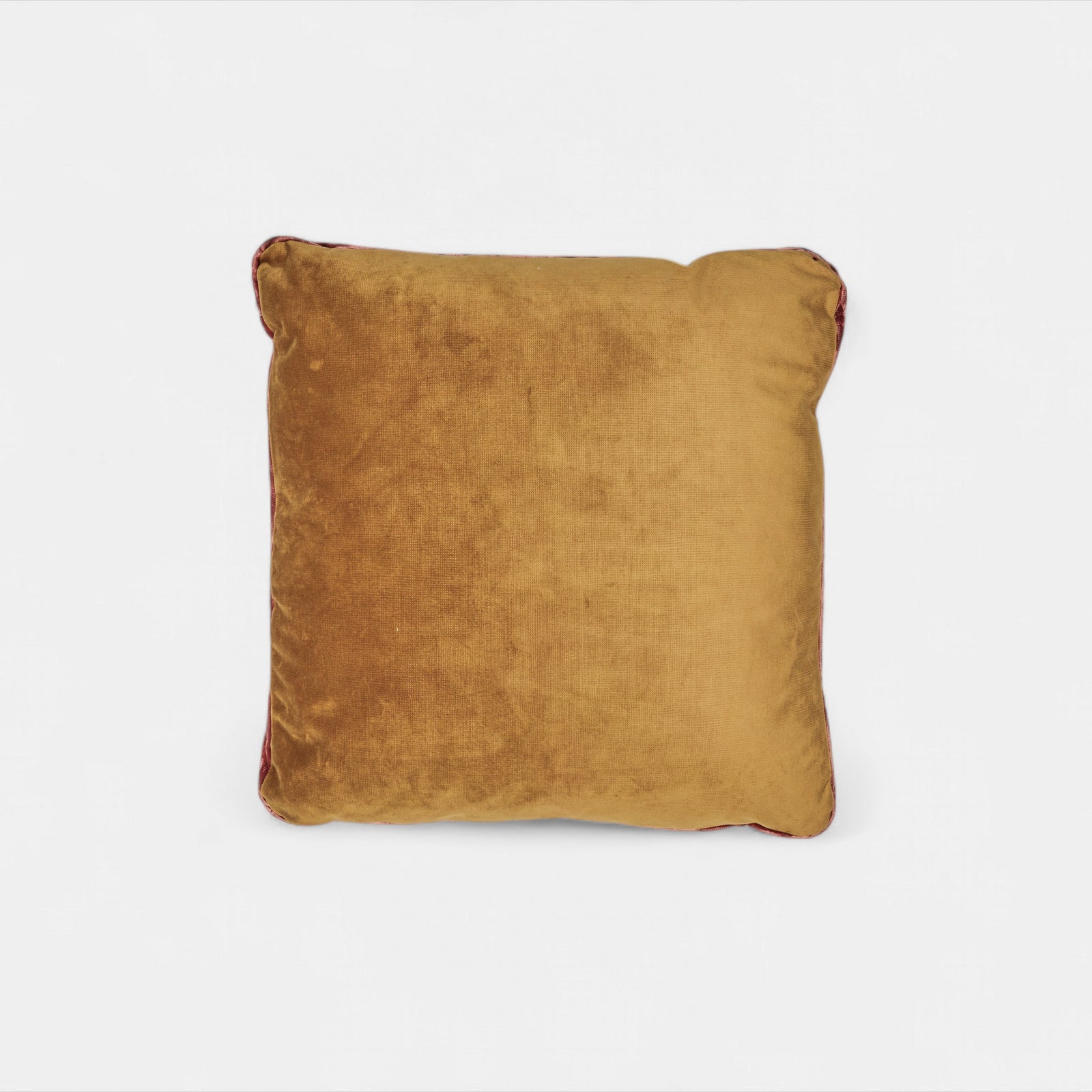 Bronze velvet cushion