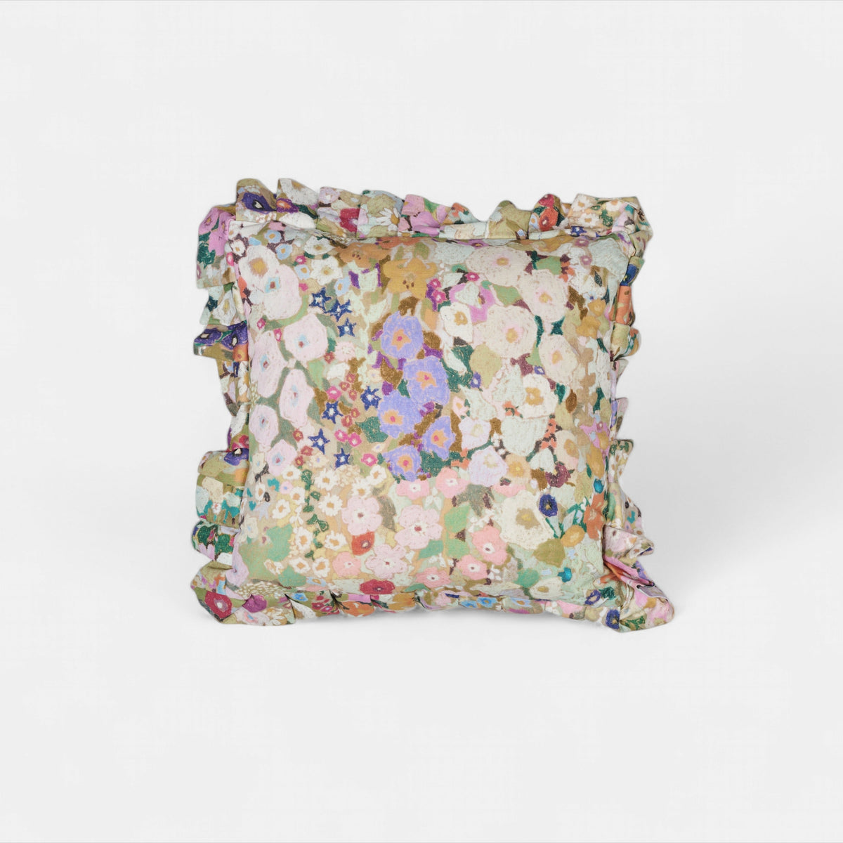 Hollyhocks cushion