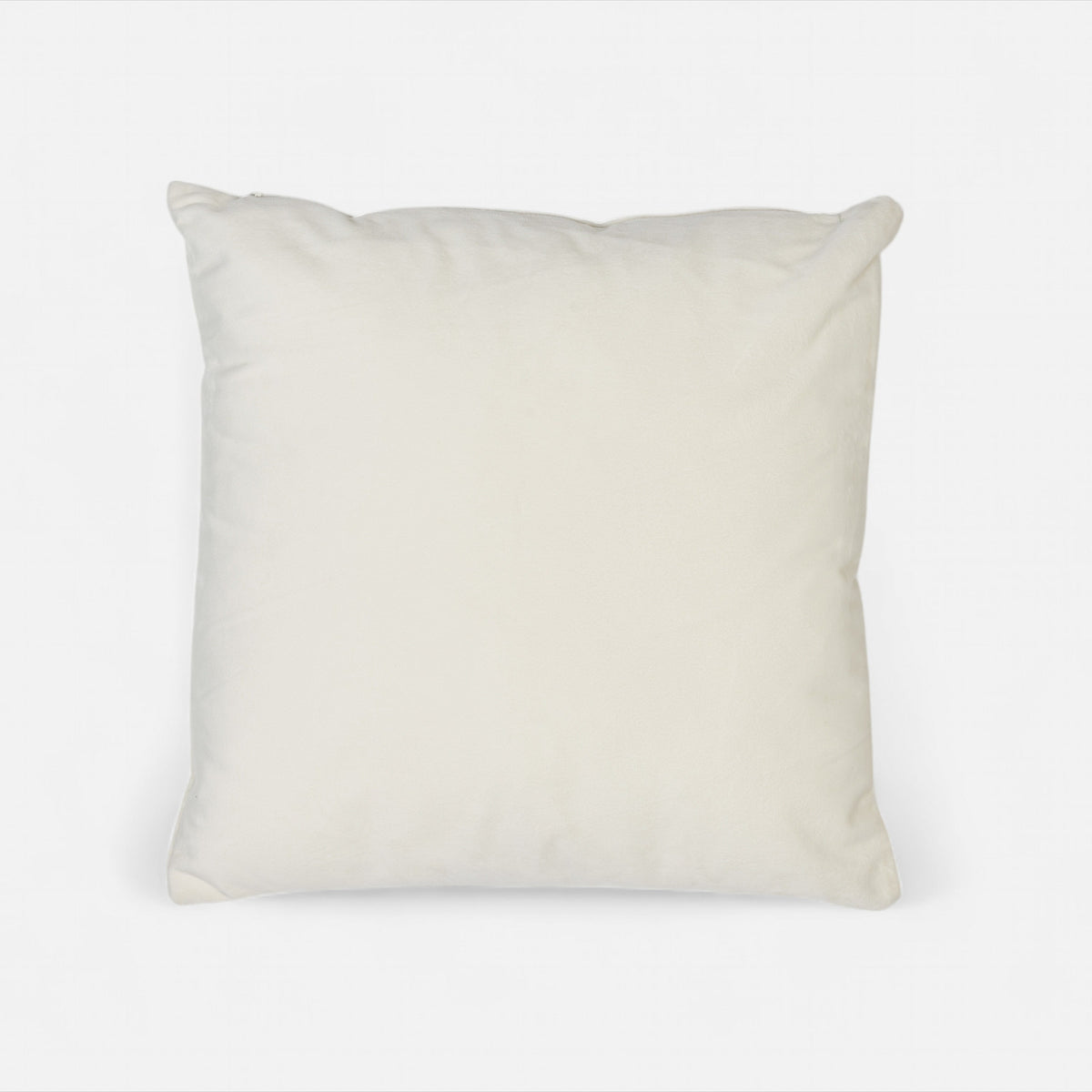 Velvet cushions in White & Pink