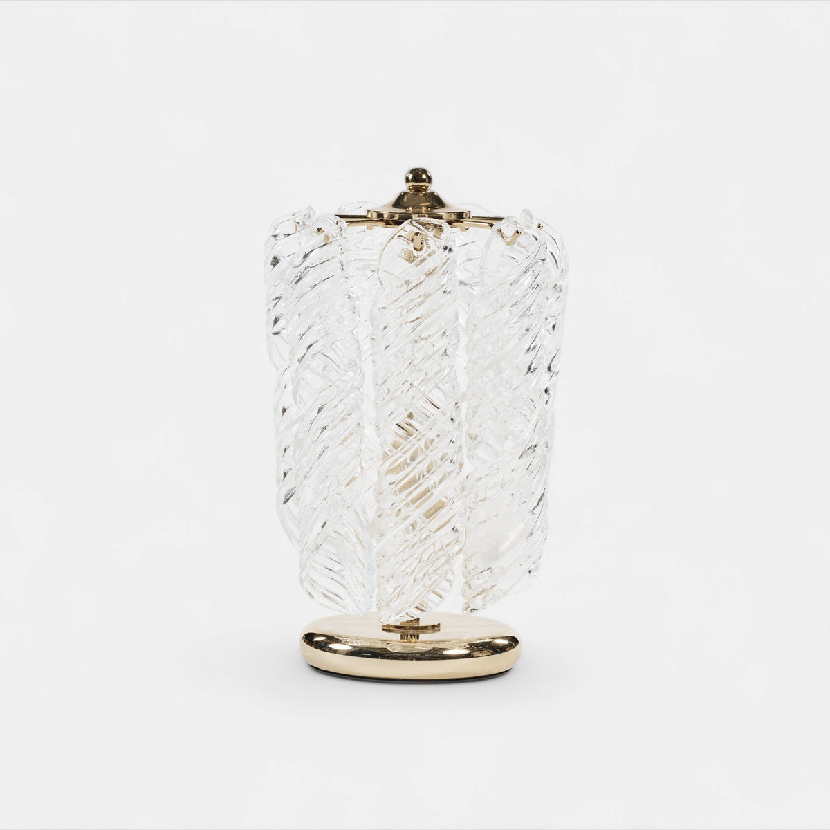 Spiral Glass Lamp