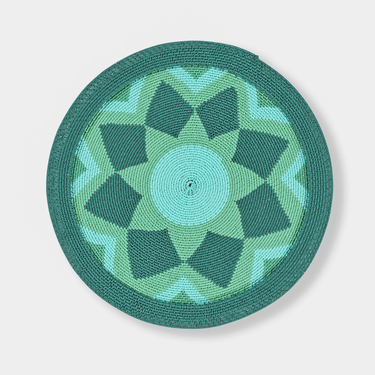 African Placemat Dark Green