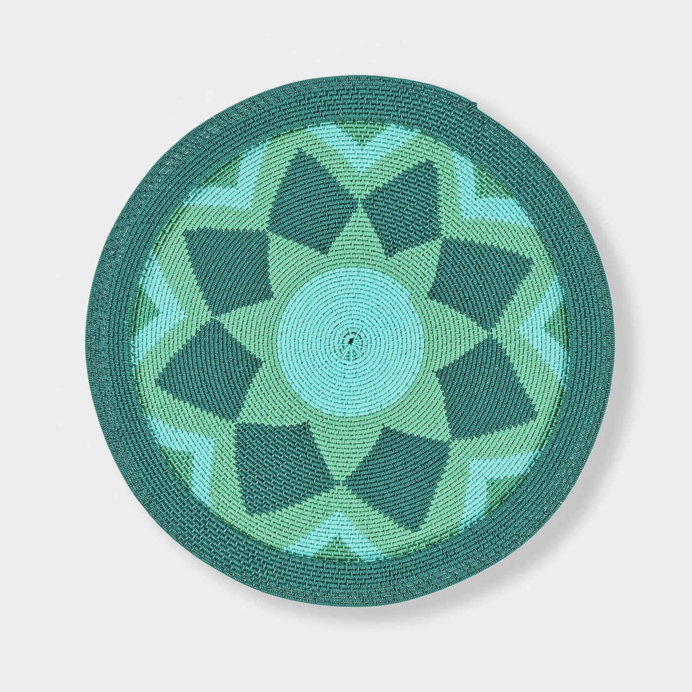 African Placemat Dark Green