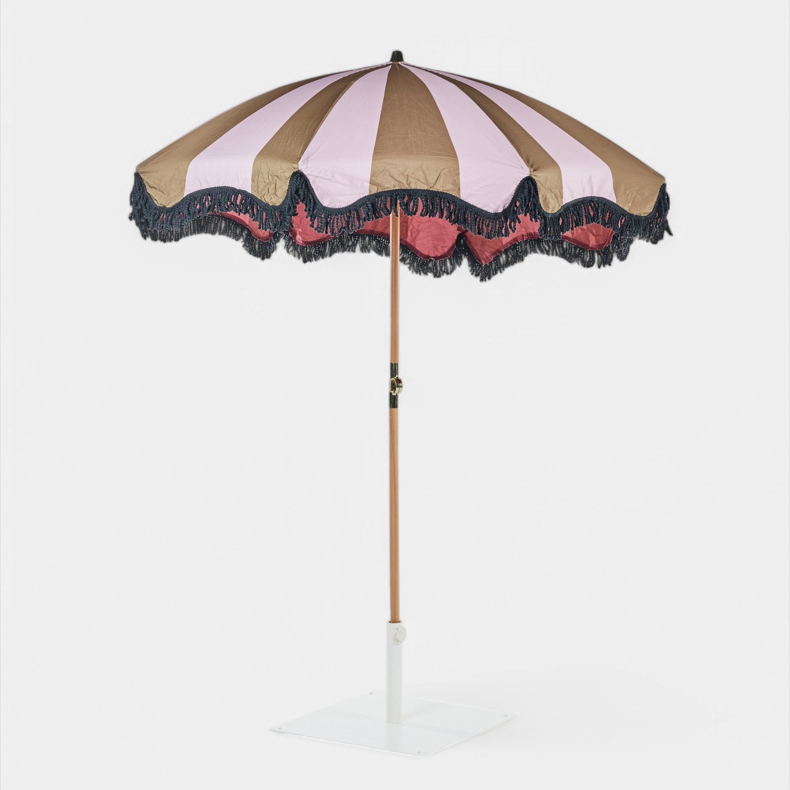 Riviera Beach Umbrella - Mustard / Nude