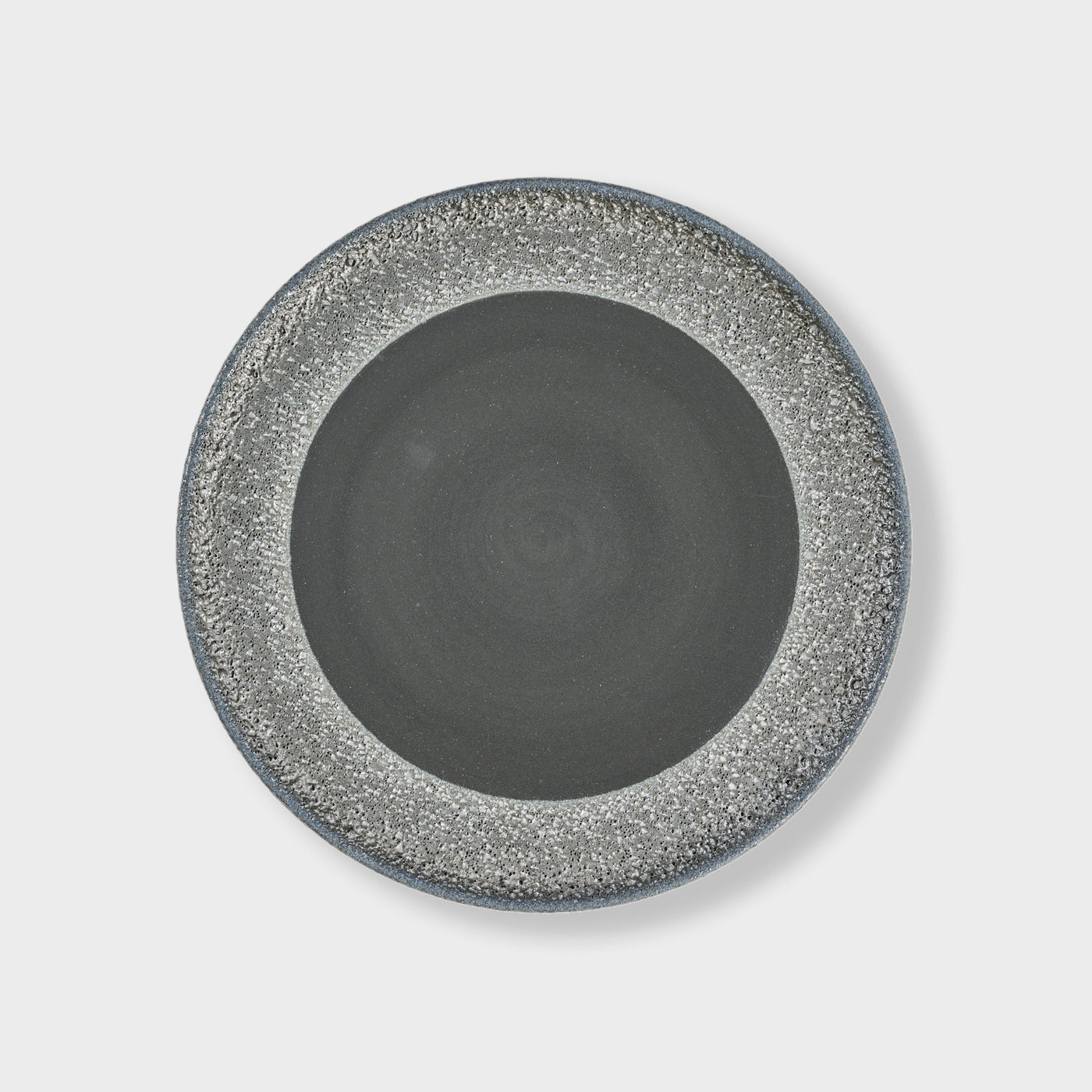 Black Vulcanic Plate - Small trim