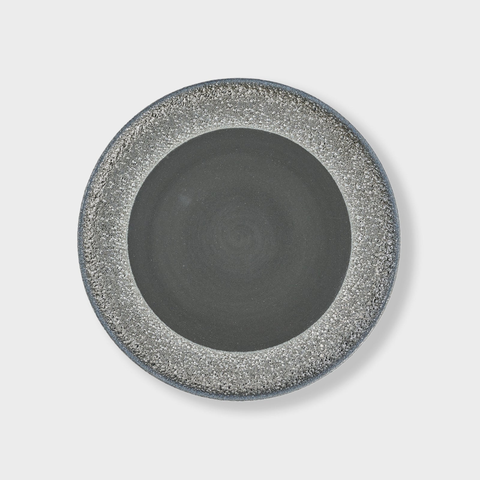 Black Vulcanic Plate - Small trim
