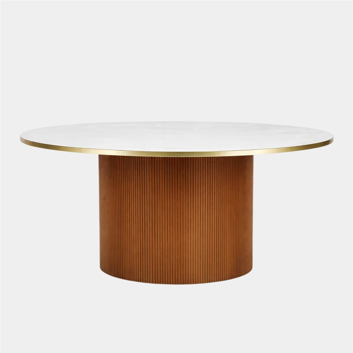Gold Edge Round Table