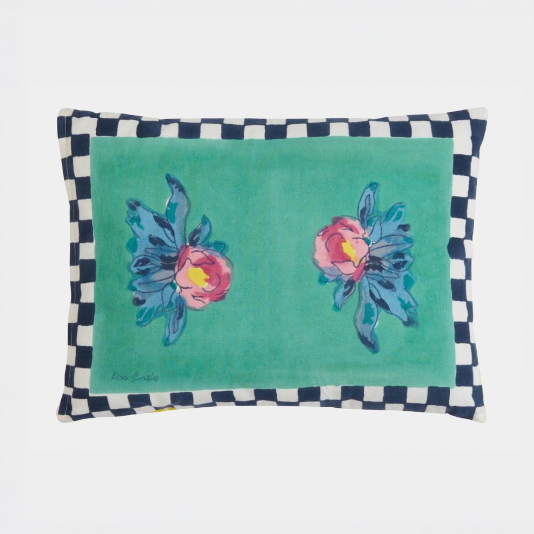 Bouganville mixed cushion