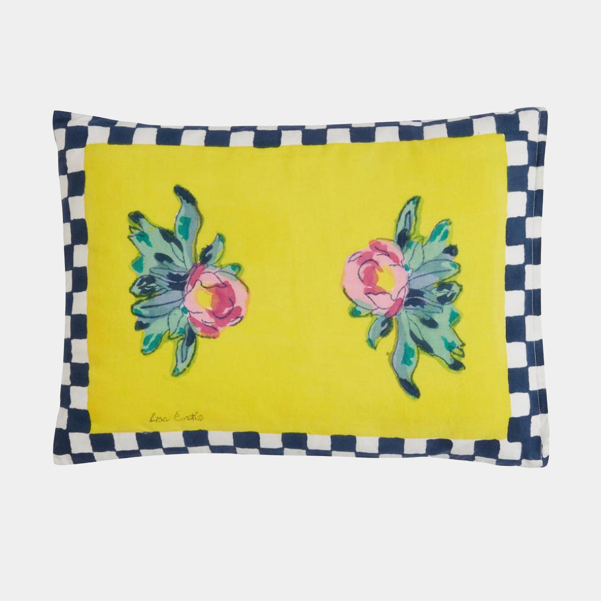 Bouganville mixed cushion