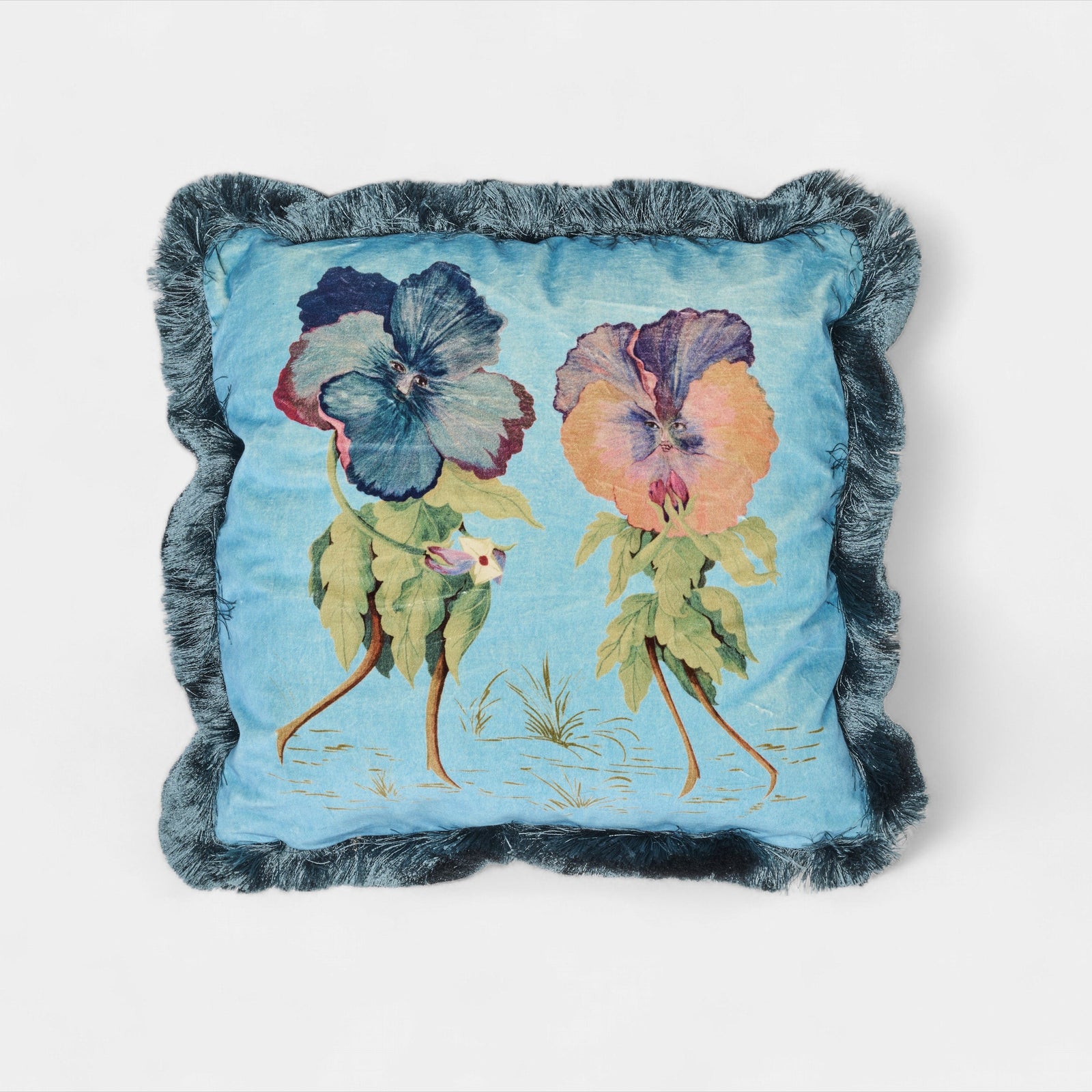 Amatoria velvet Celeste cushion