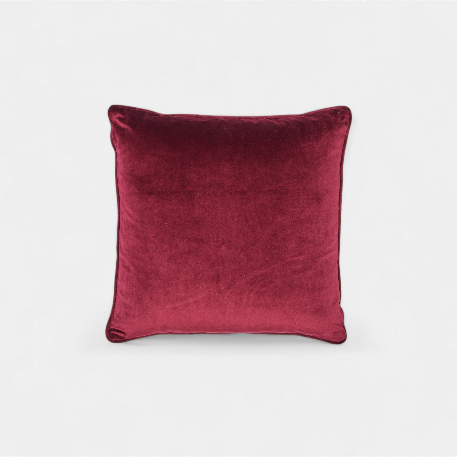 Red velvet cushion