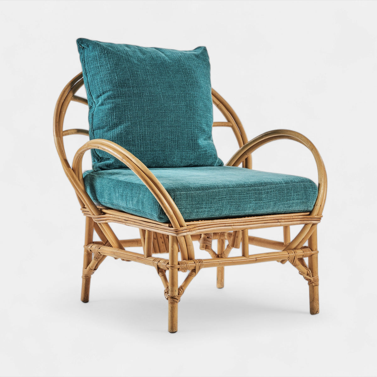 Ocean Velvet Cushion Set - For Rattan Armchair L