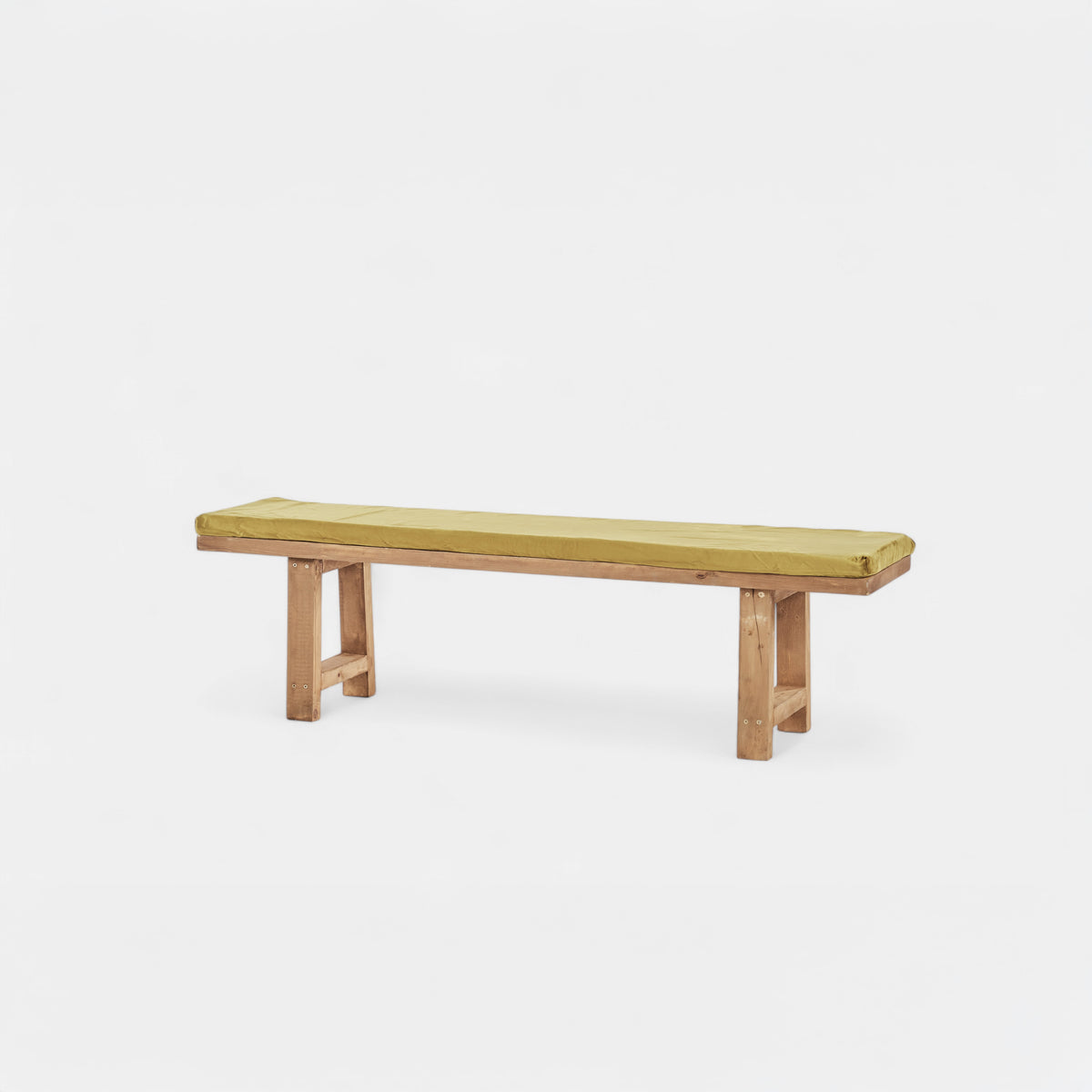 Gold Velvet Bench Cushion