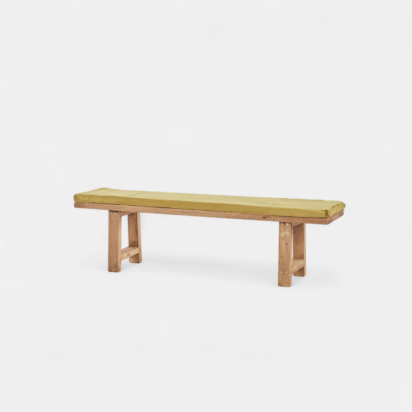 Gold Velvet Bench Cushion