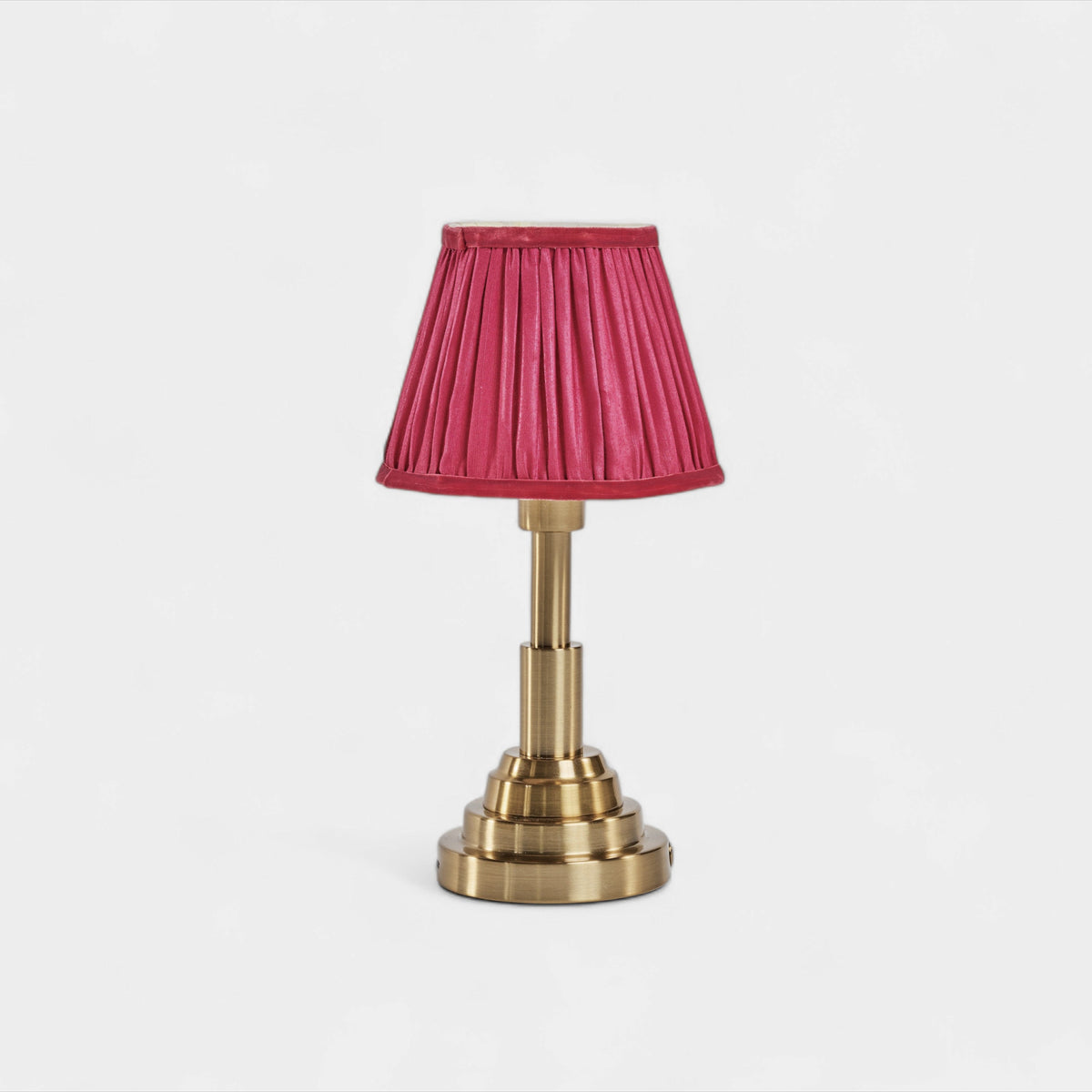 Red lamp shade