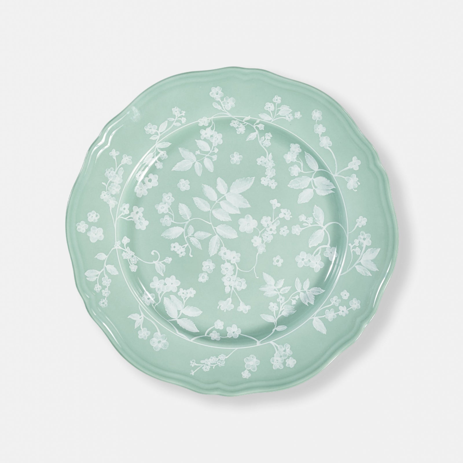 Floral Dinner Plate Sage