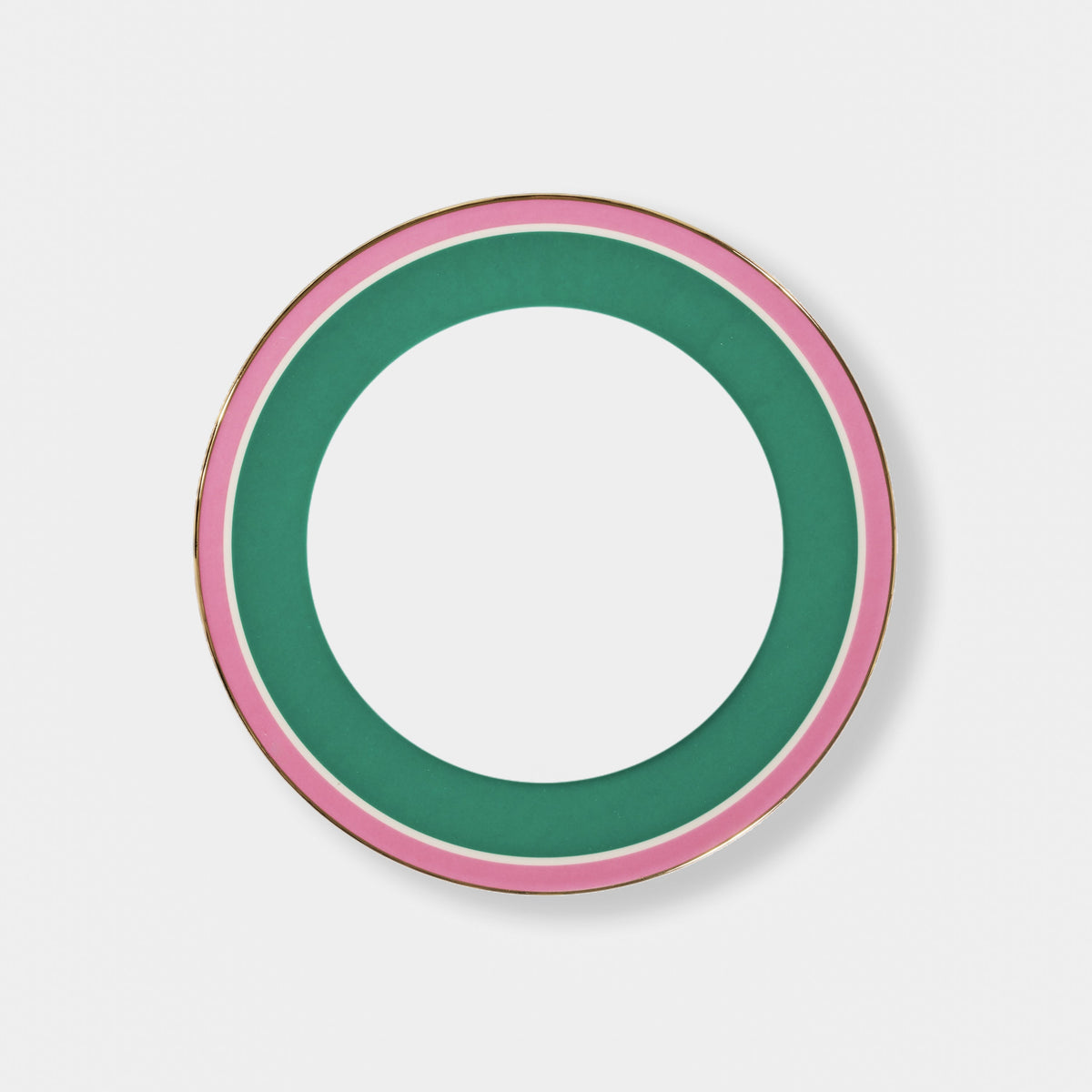 Rainbow green - Pop Style Ceramic Plate