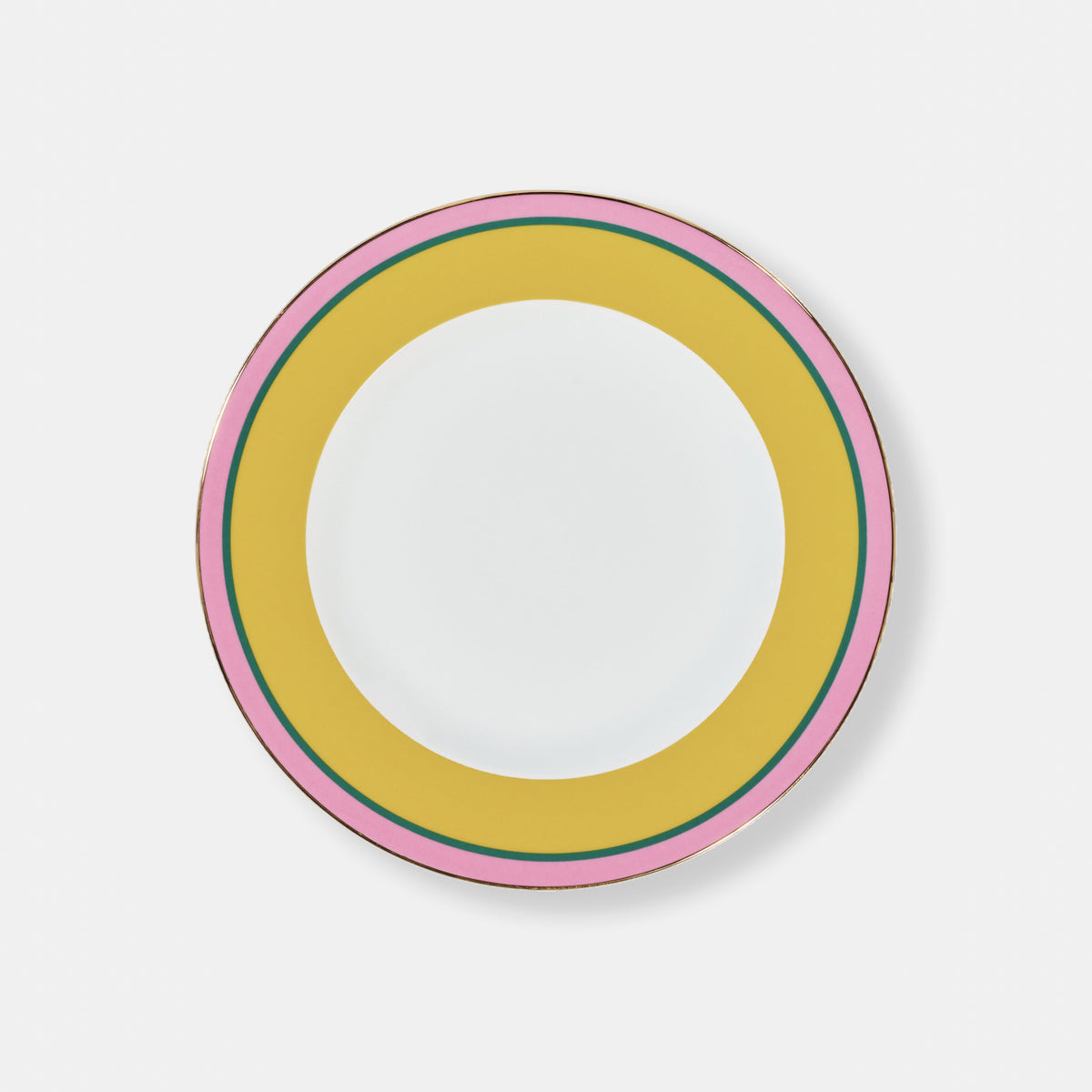 Rainbow Yellow - Pop Style Ceramic Plate