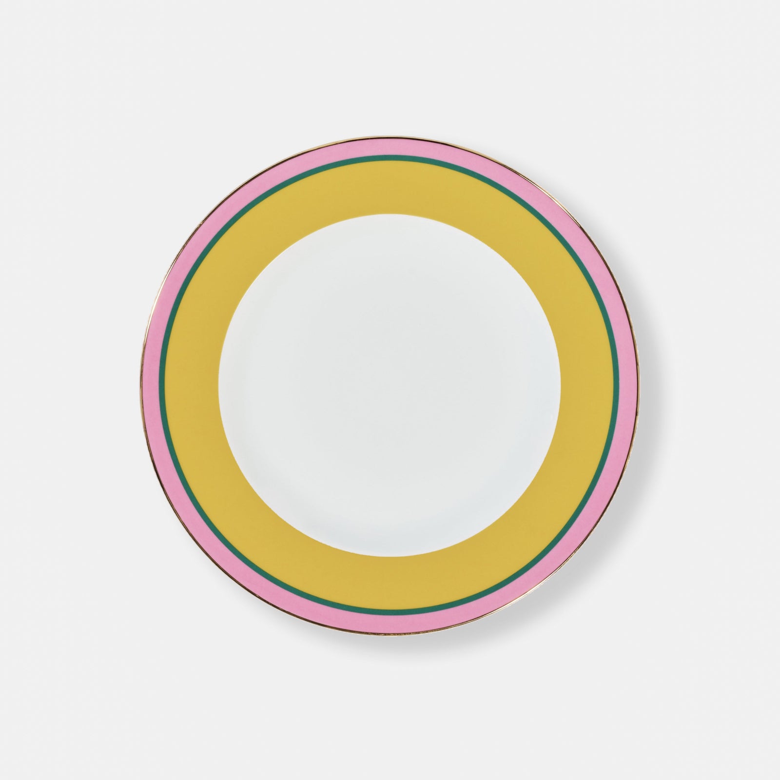 Rainbow Yellow - Pop Style Ceramic Plate