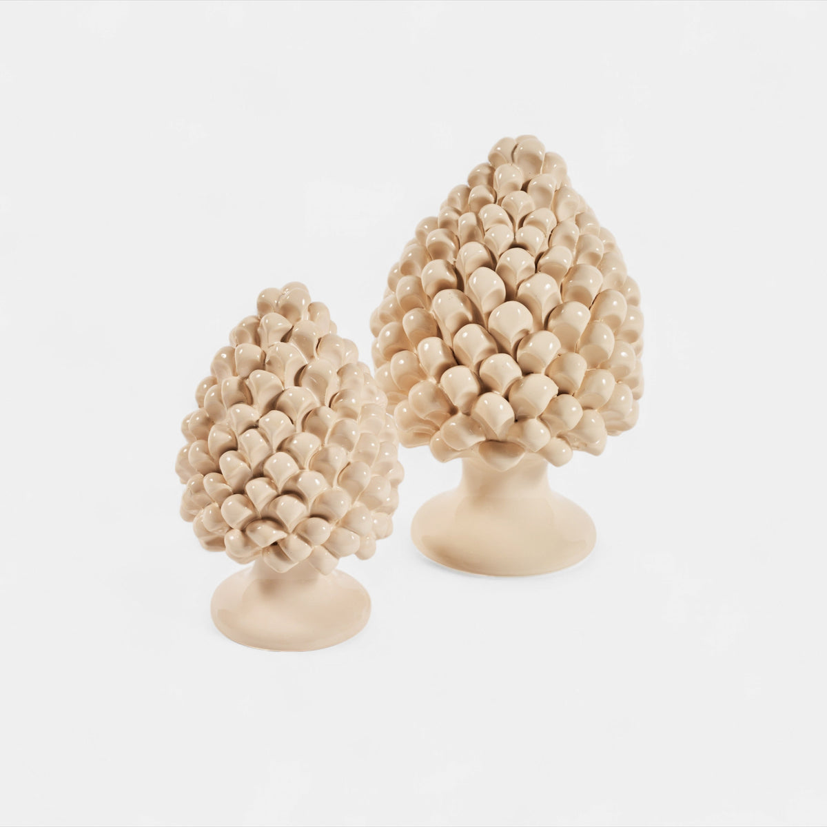 Ceramic Pine Decorative Object Rose
