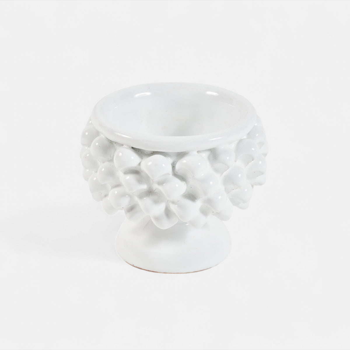 Ceramic Pine Vase White