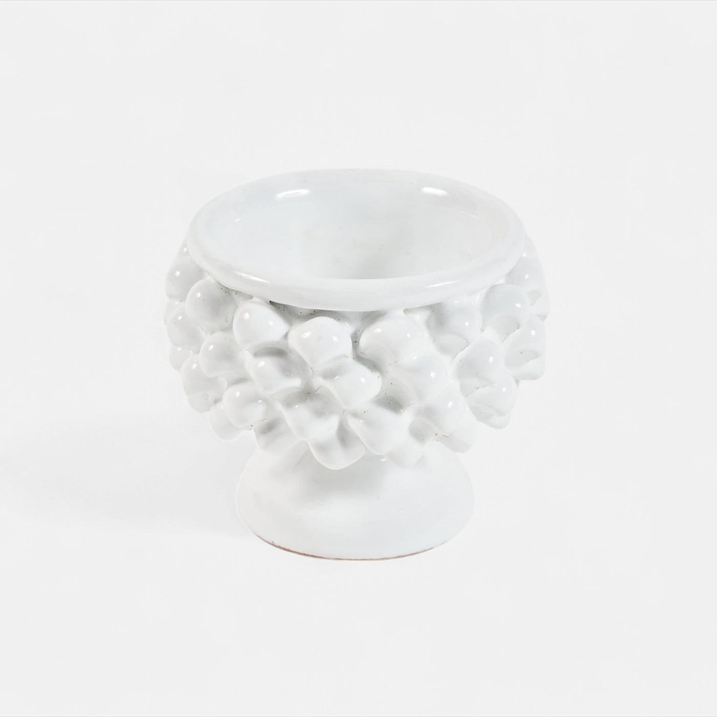 Ceramic Pine Vase White