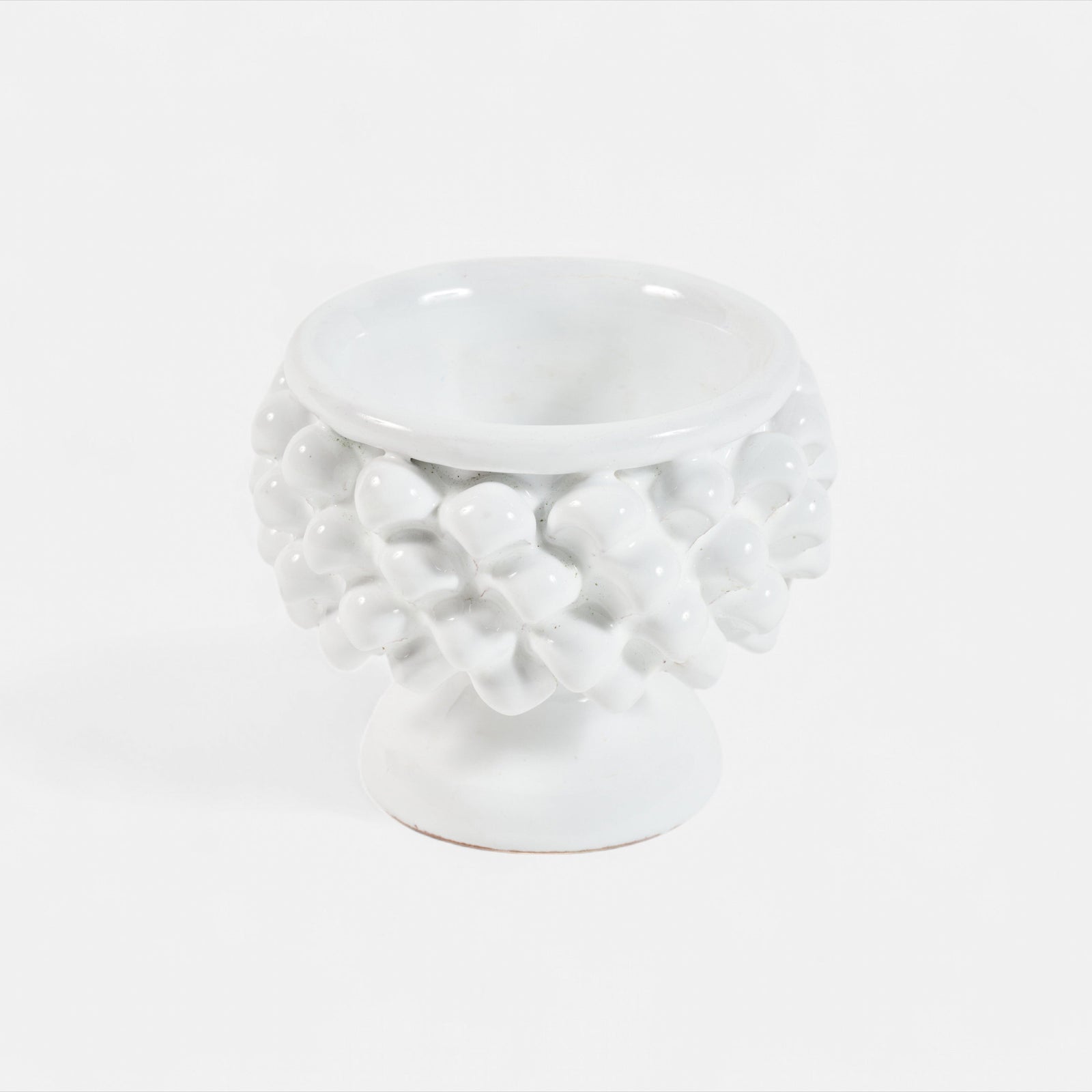 Ceramic Pine Vase White