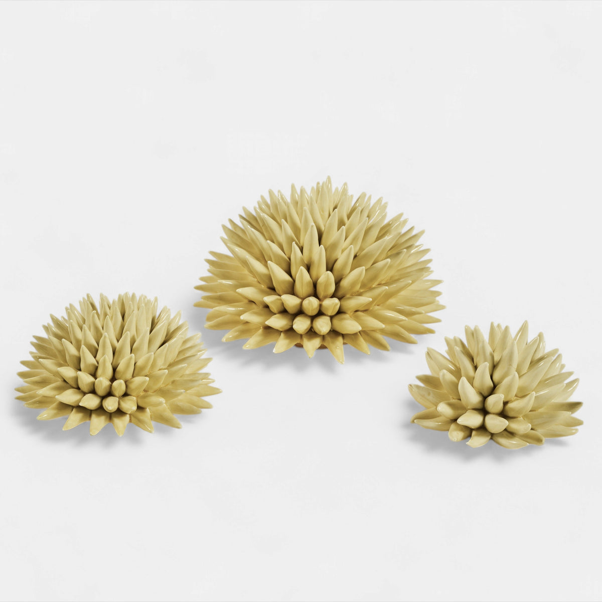 Sea Urchin Decorative Object Yellow