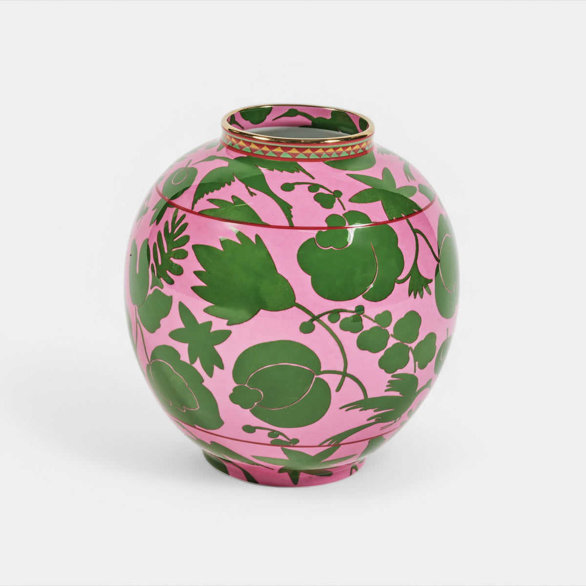 Bubble Vase - Pink/Green Wildbird M