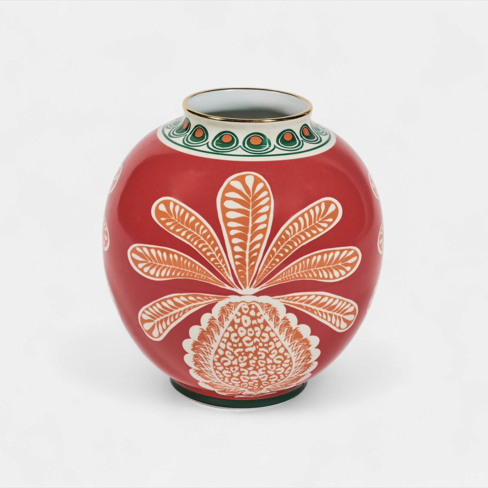 Bubble Vase - Big bordaux Pinapple - M