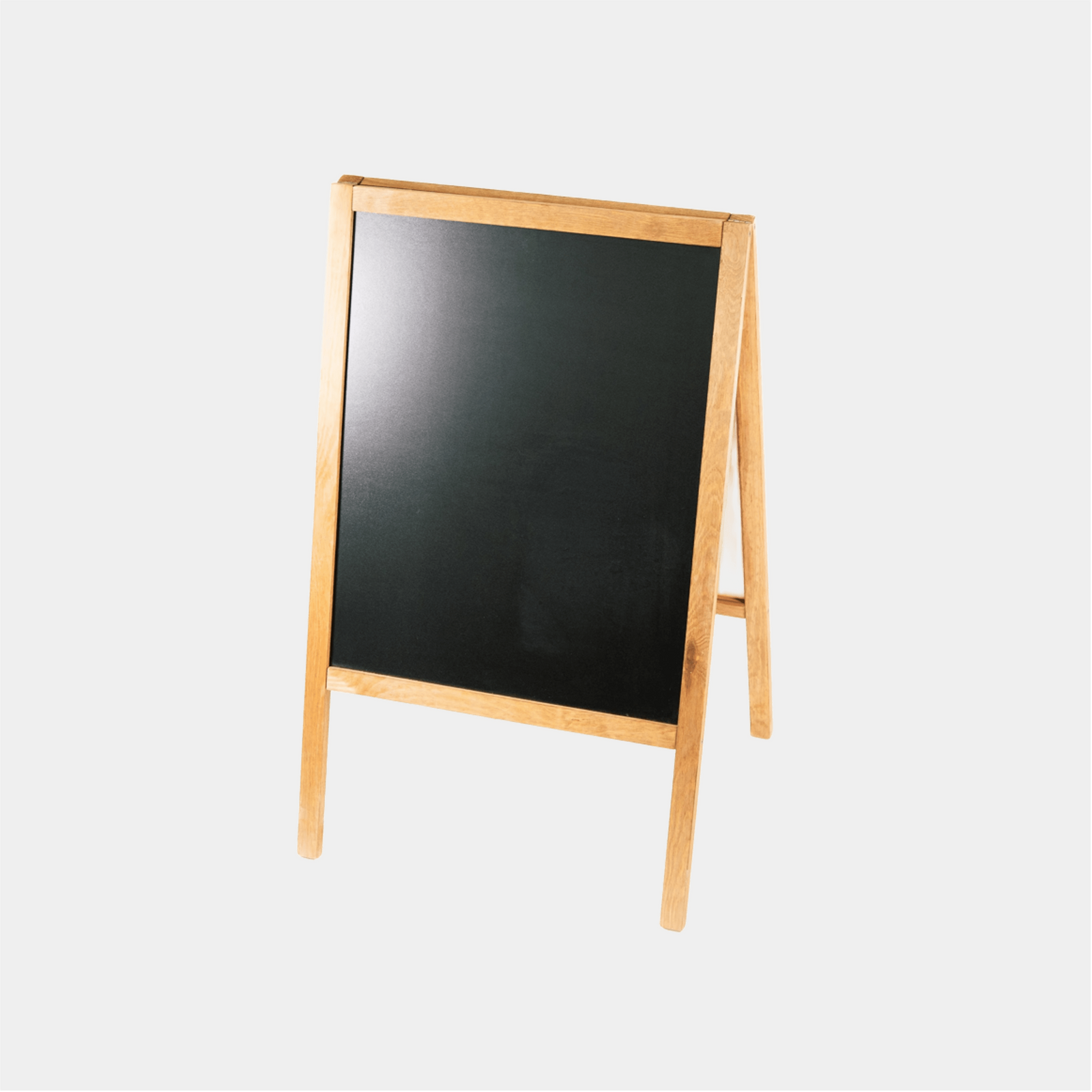 Wooden Pavement Chalkboard Black