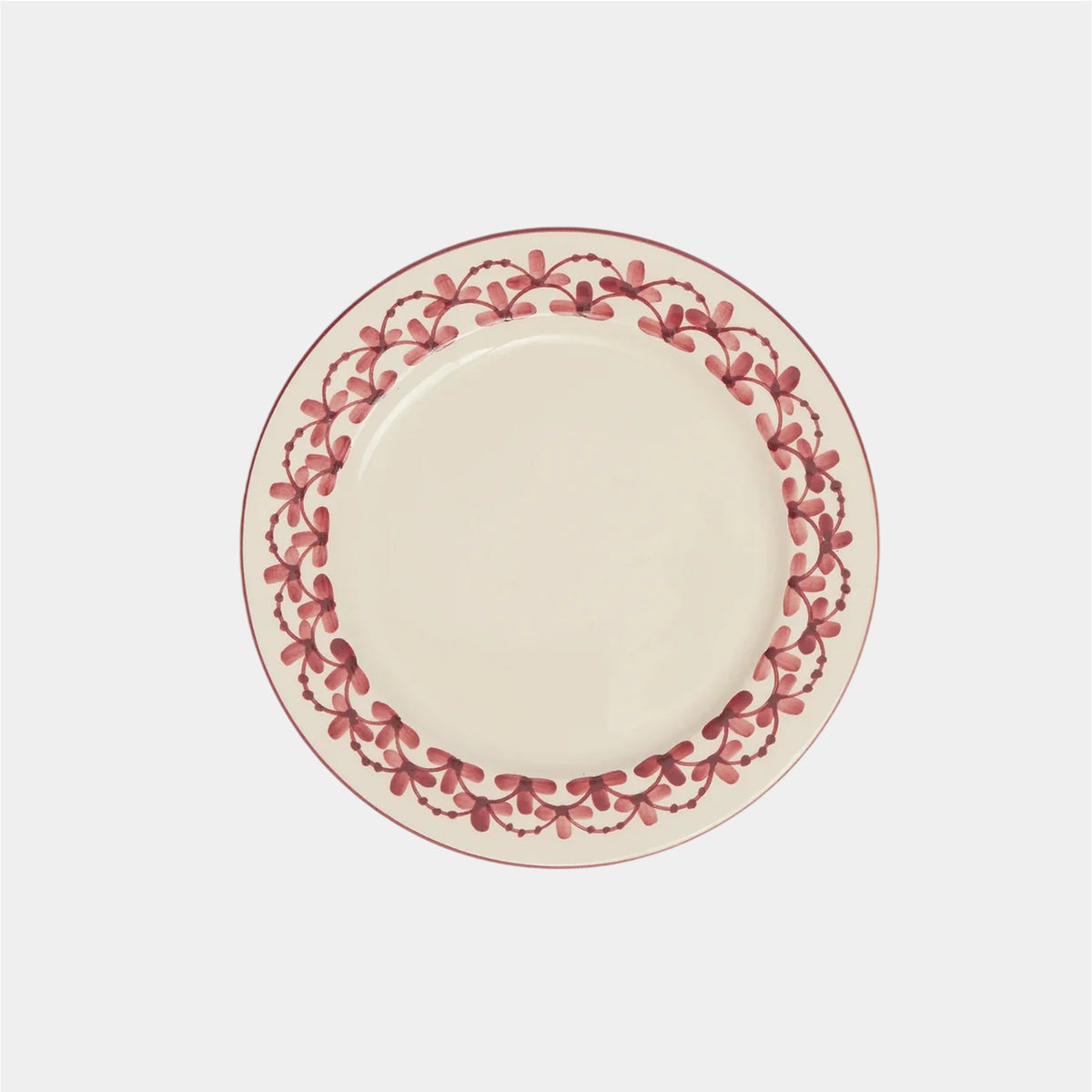 Ivy Burgundy Plate