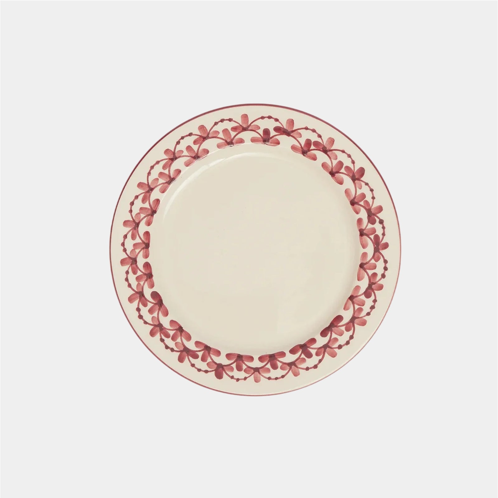 Ivy Burgundy Plate