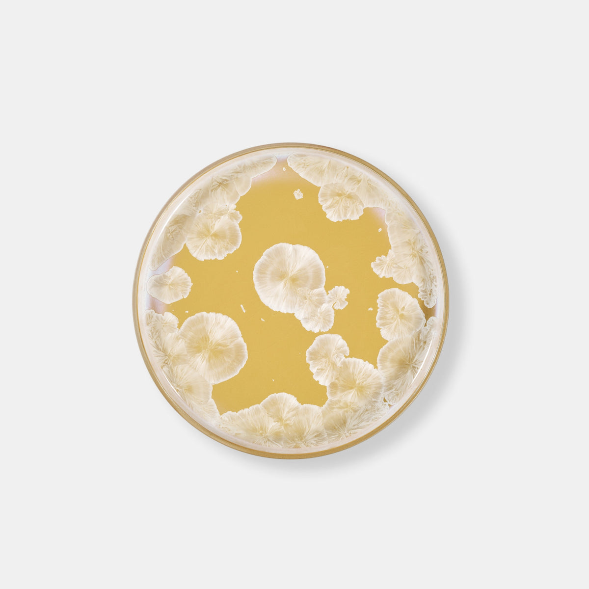 Golden Crystal Petal Plate