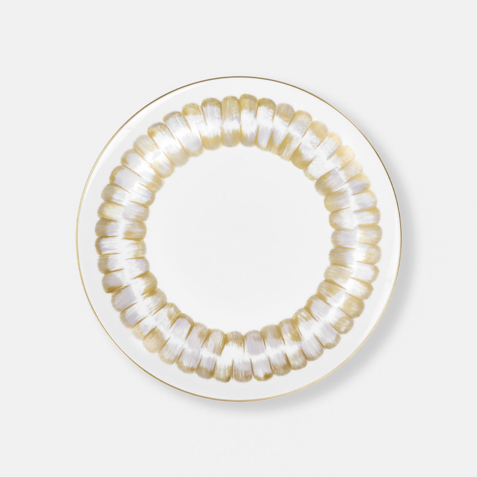 Ombre Dinner Plate - Blue and beige