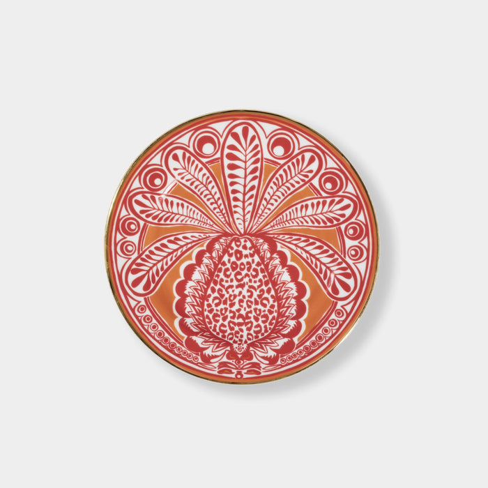 Orange Big Pineapple - Dessert Plate
