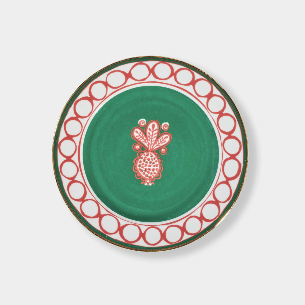 Green Pineapple - Dessert Plate