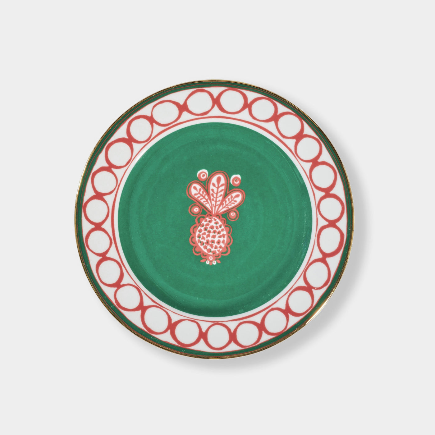 Green Pineapple - Dessert Plate