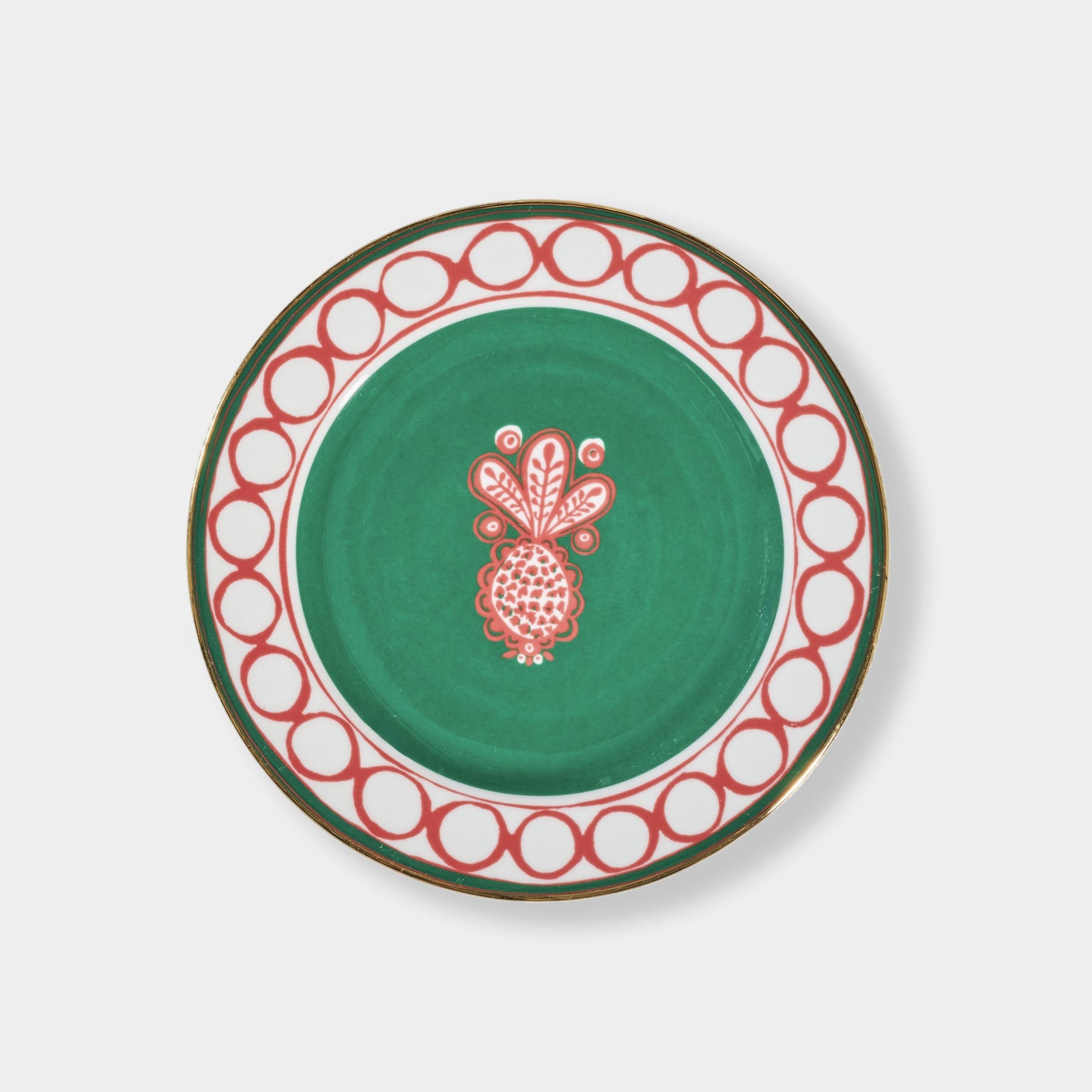 Green Pineapple - Dessert Plate