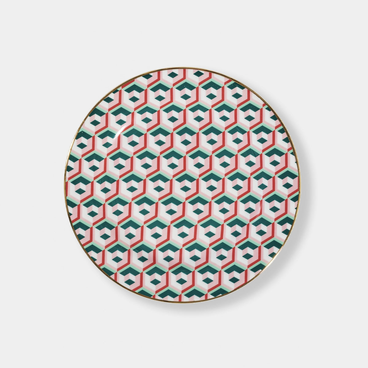 Purple Honey Comb - Dessert Plate