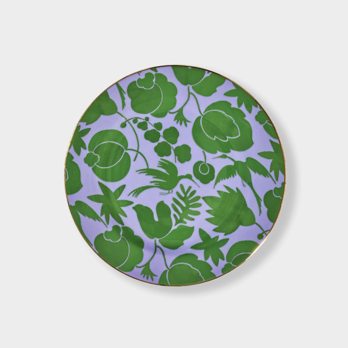 Purple Wildbird - Dessert Plate