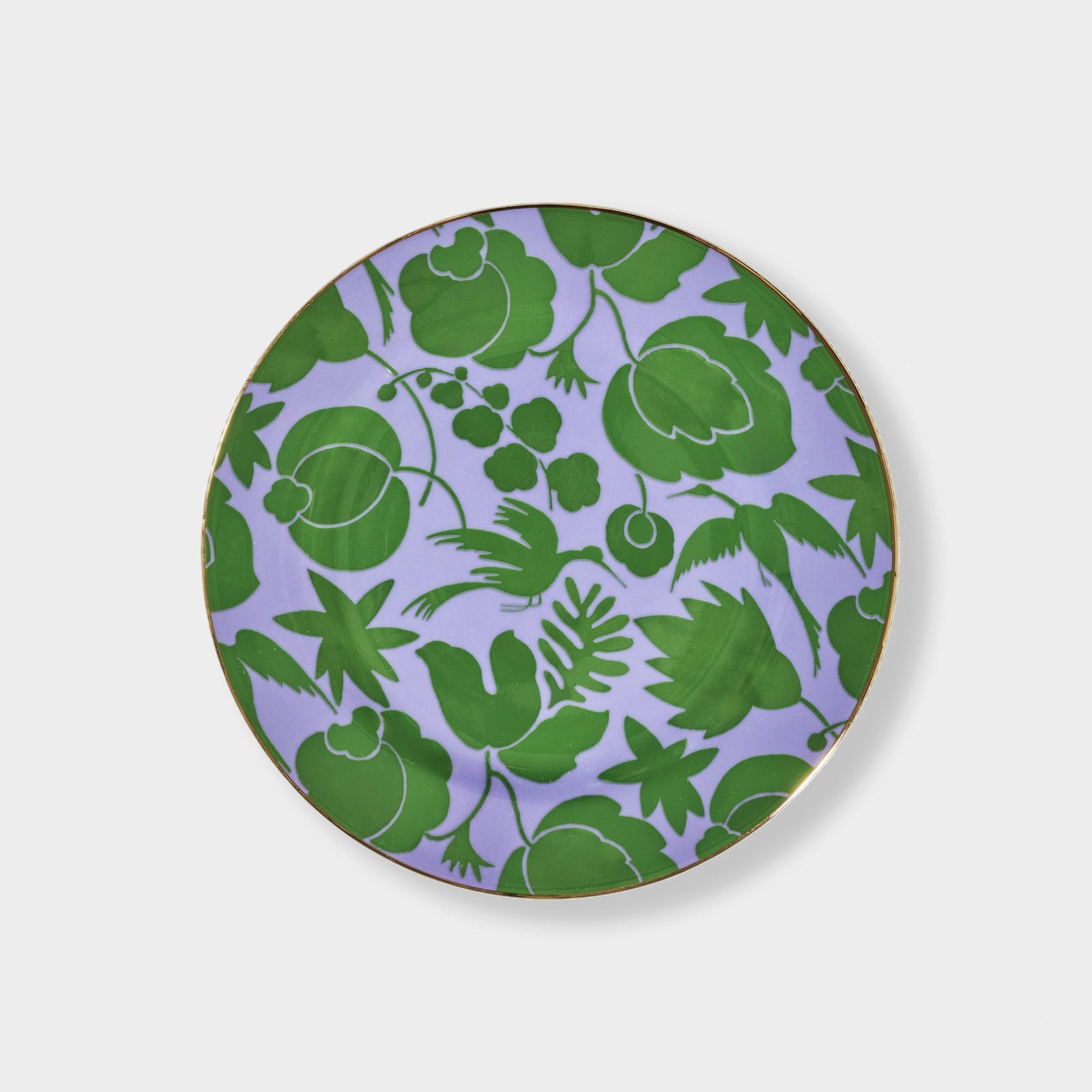 Purple Wildbird - Dessert Plate