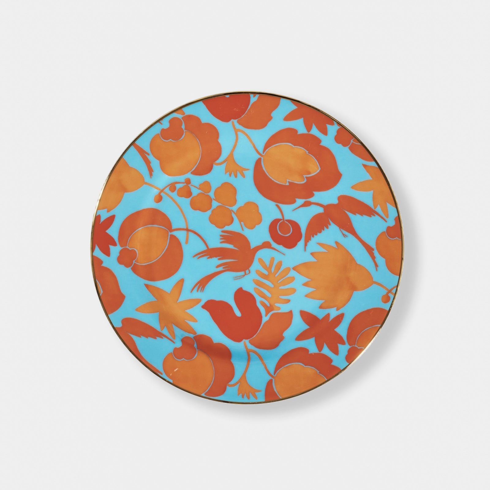 Orange Wildbird - Dessert Plate