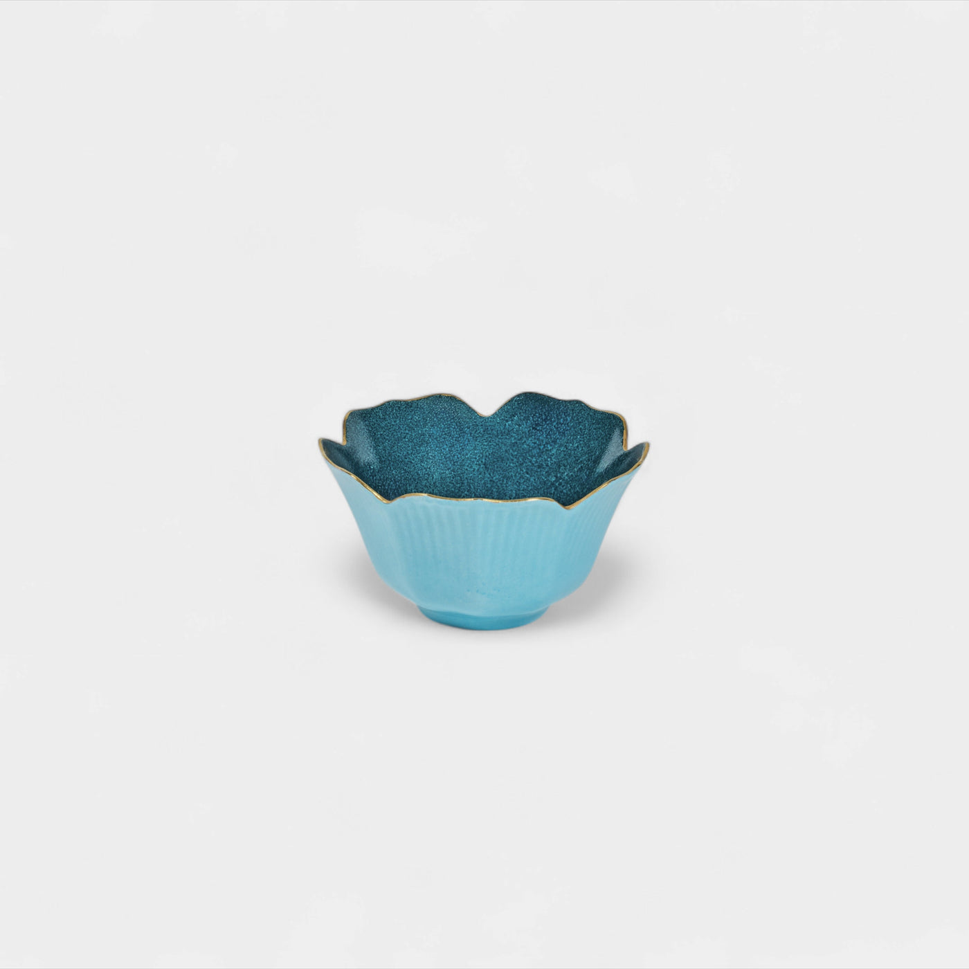 Flower Bud Bowl - Dark/Light Blue