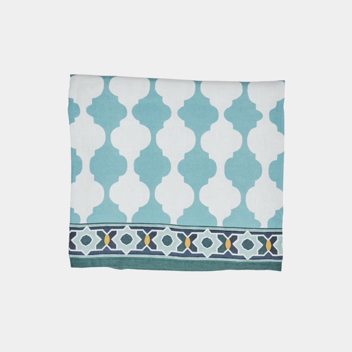 Plaza Blue Tablecloth