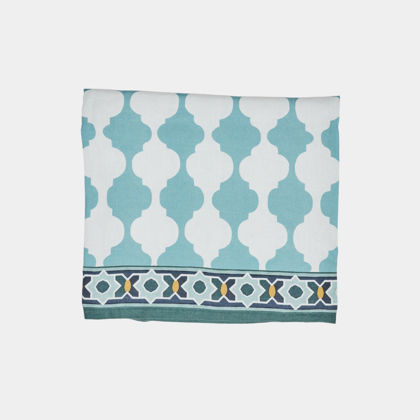 Plaza Blue Tablecloth