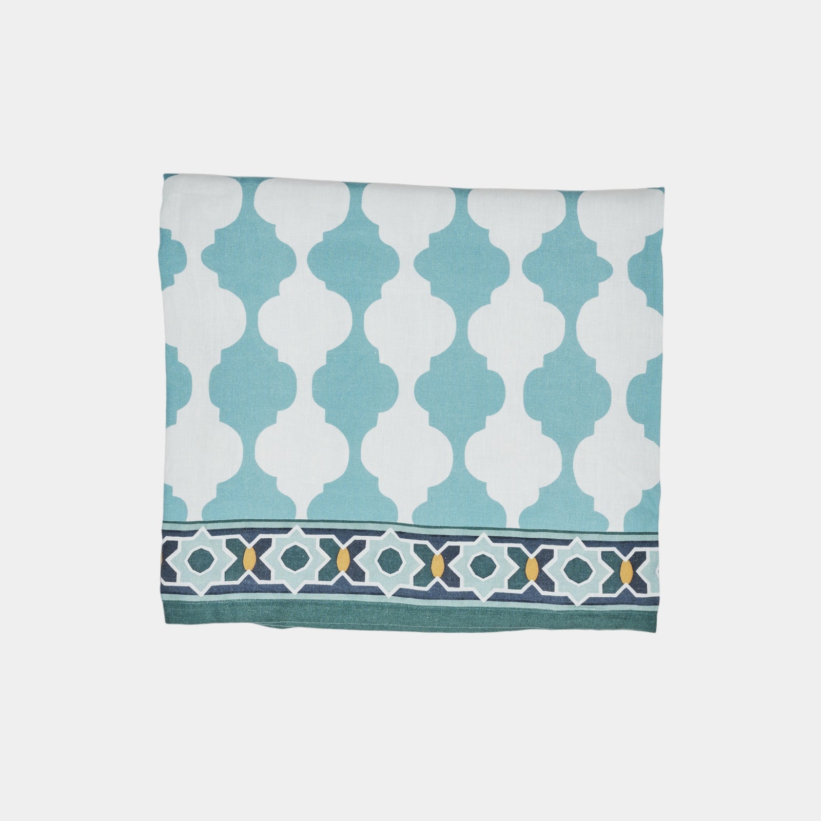 Plaza Blue Tablecloth