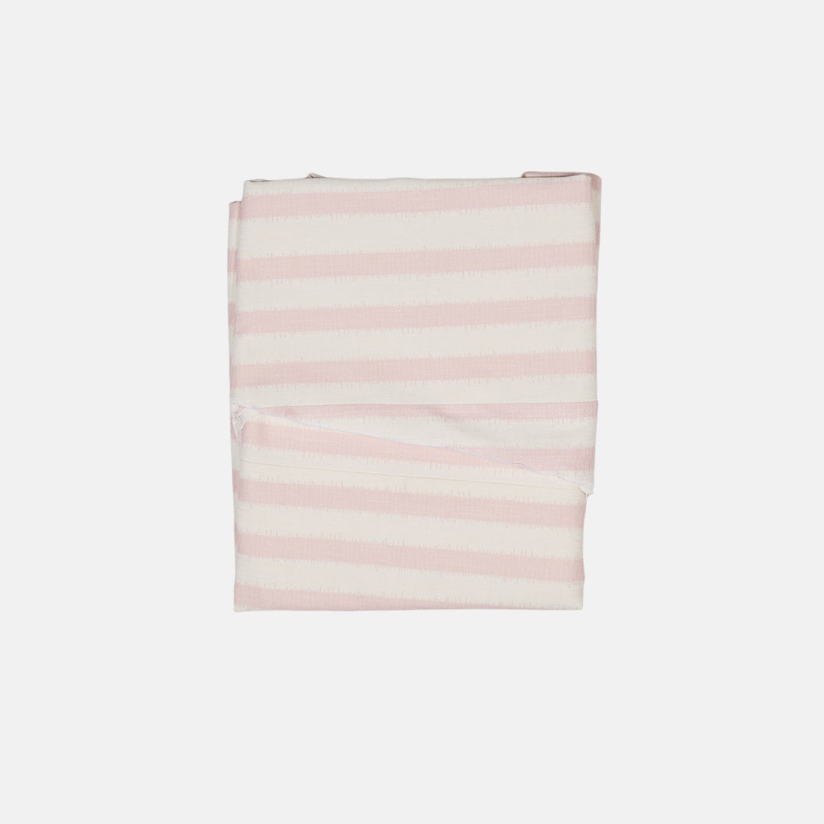 Striped Pink/white Tablecloth - Round